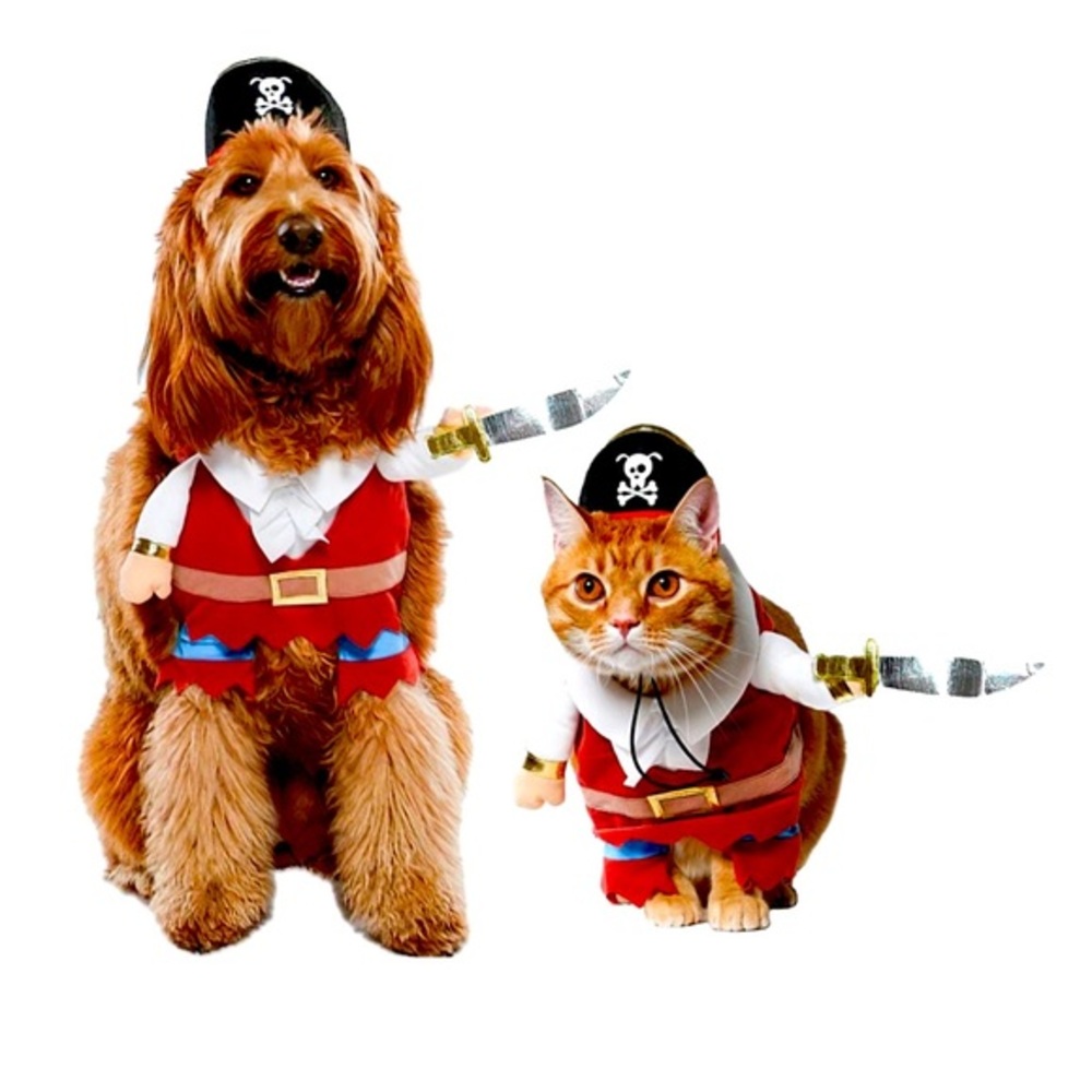 PET PIRATE COSTUME NWT
